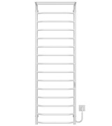 Электрический полотенцесушитель Deffi Трапеция с полкой П15 500х1600 правое подключение WD03 белый C.TP.160.50.15.E.W.R.3