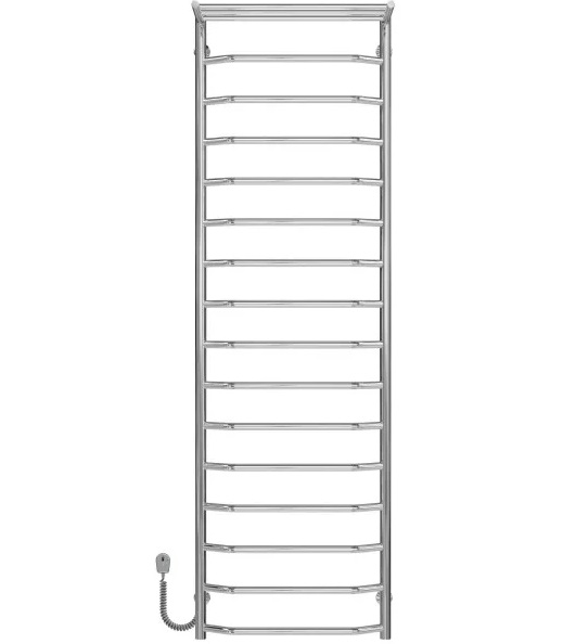Электрический полотенцесушитель Deffi Трапеция с полкой П16 500х1700 левое подключение хром C.TP.170.50.16.E.C.L.5