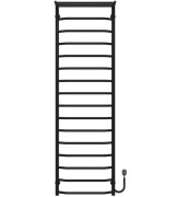 Электрический полотенцесушитель Deffi Трапеция с полкой П16 500х1700 правое подключение черный C.TP.170.50.16.E.B.R.5