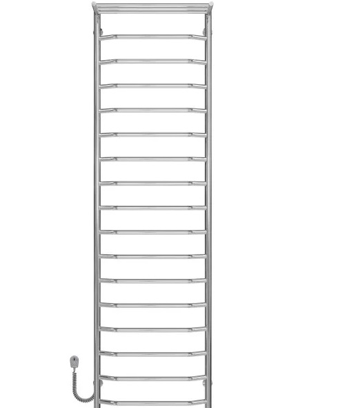 Электрический полотенцесушитель Deffi Трапеция с полкой П17 500х1800 левое подключение хром C.TP.180.50.17.E.C.L.5