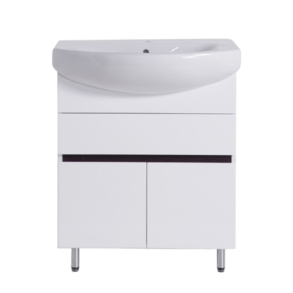 Тумба под раковину Vivia Амалия Д1Ш1 70х32 см комбинируется с раковиной Лотос 70 МДФ/ДСП белый А0033283