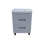 Тумба под раковину Vivia Велла Ш2 60х33 см комбинируется с раковиной Idea 60 МДФ/ДСП серый пепел А0054119