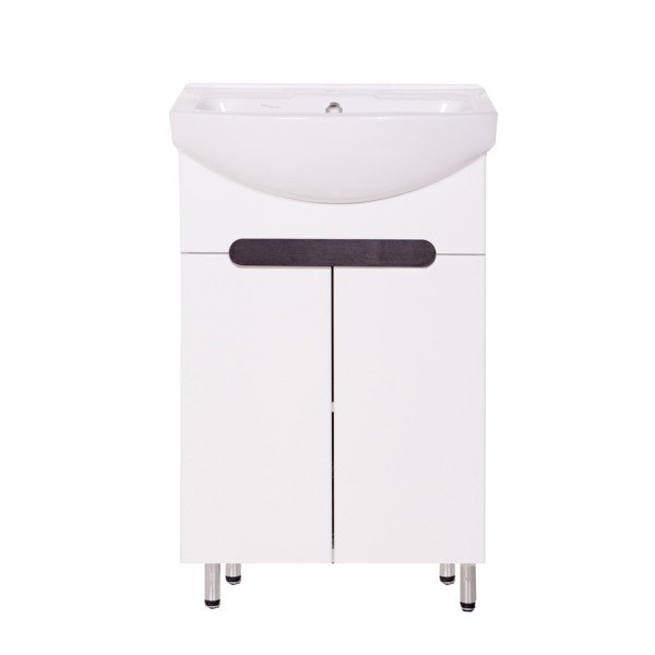 Тумба под раковину Vivia Палитра Д2 55х30,8 см комбинируется с раковинами Церсания/Изео 55 МДФ/ДСП белый А0025237