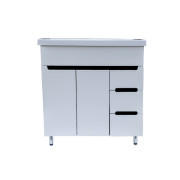Тумба під раковину Vivia Палітра Д2Ш3 80х42 см комбінується з раковиною Комо 80/К 80 МДФ/ДСП білий А0053383