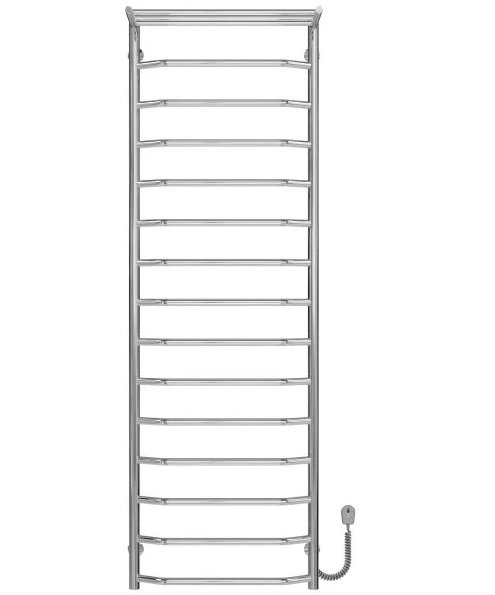 Электрический полотенцесушитель Deffi Трапеция с полкой П15 500х1600 правое подключение хром C.TP.160.50.15.E.C.R.5
