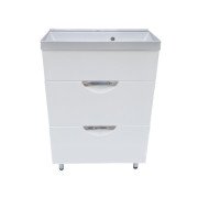 Тумба под раковину Vivia Соната Ш2 60х33 см комбинируется с раковиной Idea 60 МДФ/ДСП белый А0054114