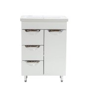 Тумба под раковину Vivia Соната Д1Ш3 60х33 см комбинируется с раковиной Комо 60 МДФ/ДСП белый А0021313