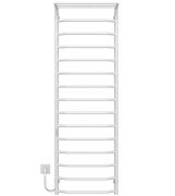 Электрический полотенцесушитель Deffi Трапеция с полкой П15 500х1600 левое подключение WD03 белый C.TP.160.50.15.E.W.L.3