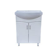 Тумба под раковину Vivia Алекса Д2 60х29 см комбинируется с раковиной Церсания 60 МДФ/ДСП белый А0053376