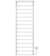 Електрична сушарка для рушників Deffi Трапеція з полицею П15 500х1600 праве підключення WD03 білий C.TP.160.50.15.E.W.R.3