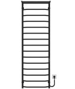 Электрический полотенцесушитель Deffi Трапеция с полкой П15 500х1600 правое подключение JD03 черный C.TP.160.50.15.E.B.R.1