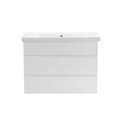 Тумба под раковину Vivia Соло Ш2 80х29 см комбинируется с раковинами Комо 80/К 80 МДФ/ДСП белый А0053772