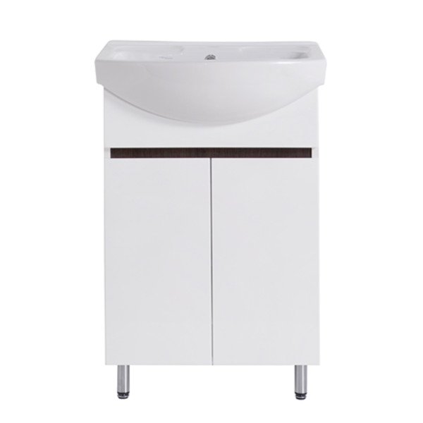 Тумба під раковину Vivia Амалія Д2 55х30,8 см комбінується з раковиною Церсанія 55 МДФ/ДСП білий А0033279