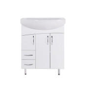Тумба під раковину Vivia Юджин Д2Ш2 70х31 см комбінується з раковиною Лотос 70 МДФ/ДСП білий А0020173