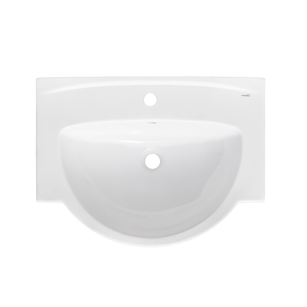 Раковина для ванной Colombo Акцент 65х48 см керамика белый А0010852