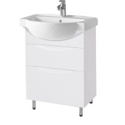 Тумба под раковину Vivia Аляска Ш2 65х42 см комбинируется с раковиной Фрея 65 МДФ/ДСП белый А0053377