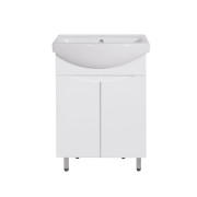 Тумба под раковину Vivia Аляска Д2 55х33 см комбинируется с раковиной Церсания 55 МДФ/ДСП белый А0053204