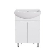 Тумба под раковину Vivia Аляска Д2 55х33 см комбинируется с раковиной Церсания 55 МДФ/ДСП белый А0053204