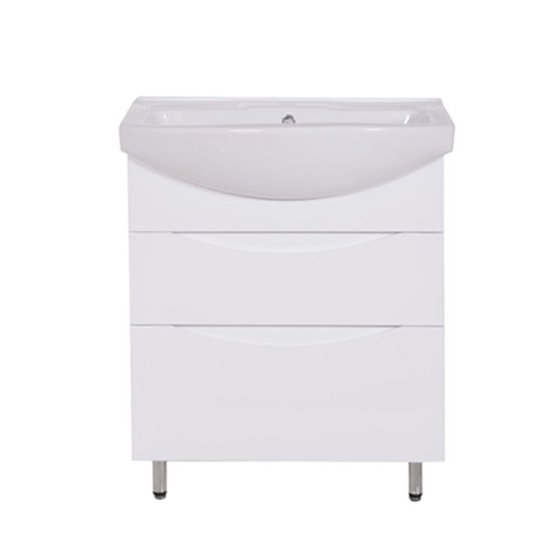Тумба под раковину Vivia Аляска Ш2 70х36 см комбинируется с раковиной Runa 70 МДФ/ДСП белый А0053203