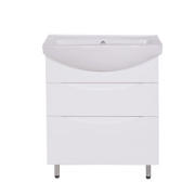 Тумба под раковину Vivia Аляска Ш2 70х36 см комбинируется с раковиной Runa 70 МДФ/ДСП белый А0053203