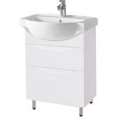 Тумба под раковину Vivia Аляска Ш2 65х42 см комбинируется с раковиной Фрея 65 МДФ/ДСП белый А0053377