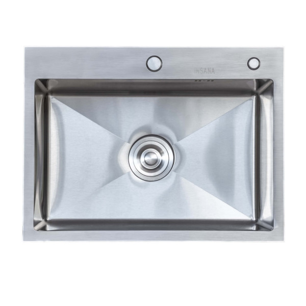 Мойка для кухни Insana Leif 58х43 с переливом нержавеющая сталь А0056967