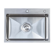 Мийка для кухні Insana Leif 58х43 з переливом нержавіюча сталь А0056967