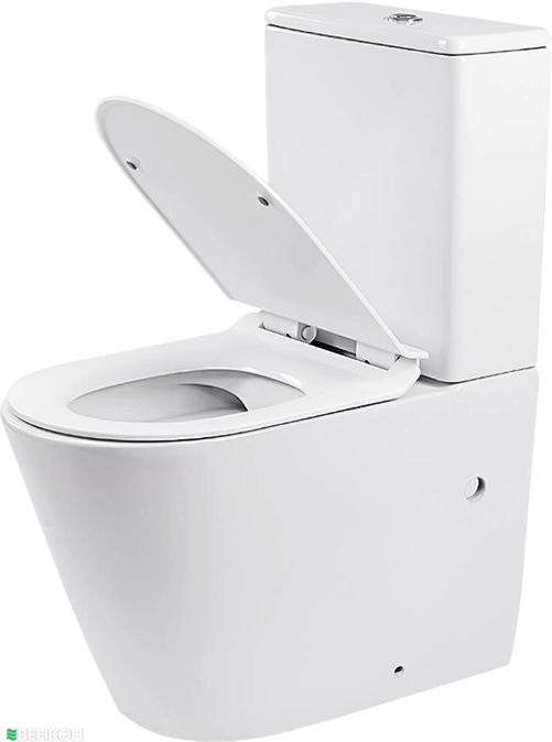 Унитаз компакт Insana Oleo 38х63 с бачком и сиденьем с крышкой керамика белый А0054435