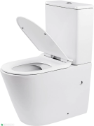 Унитаз компакт Insana Oleo 38х63 с бачком и сиденьем с крышкой керамика белый А0054435