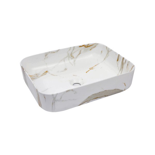 Раковина для ванной Insana Ofay 50х39 см керамика белый/коричневый А0055232