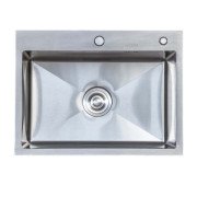 Мойка для кухни Insana Leif 58х43 с переливом нержавеющая сталь А0056967