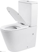 Унитаз компакт Insana Oleo 38х63 с бачком и сиденьем с крышкой керамика белый А0054435