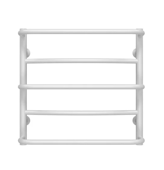 Сушка для рушників водяна Deffi Аквамікс П5 400х500 нижнє підключення білий C.AM.50.40.5.W.A