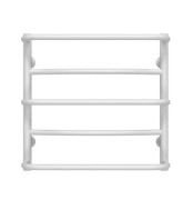 Сушка для рушників водяна Deffi Аквамікс П5 400х500 нижнє підключення білий C.AM.50.40.5.W.A