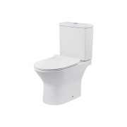 Унитаз компакт Insana Aton 35,5х65 см с бачком и сиденьем с крышкой керамика белый А0055230