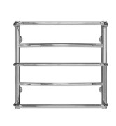 Полотенцесушитель водяной Deffi Аквамикс П5 400х500 боковое левое подключение хром C.AM.50.40.5.C.B