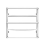 Полотенцесушитель водяной Deffi Аквамикс П5 400х500 боковое правое подключение белый C.AM.50.40.5.W.C