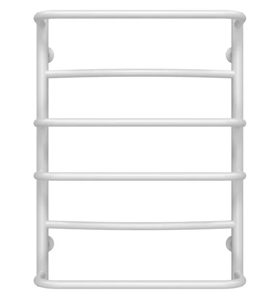 Полотенцесушитель водяной Deffi Аквамикс П6 400х700 нижнее подключение белый C.AM.70.40.6.W.A