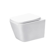 Унитаз подвесной Insana Brit 34,5х51 см с сиденьем с крышкой керамика белый А0054422