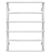 Полотенцесушитель водяной Deffi Аквамикс П6 400х700 боковое левое подключение белый C.AM.70.40.6.W.B