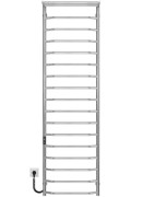 Электрический полотенцесушитель Deffi Трапеция с полкой П17 500х1800 левое подключение JD03 хром C.TP.180.50.17.E.C.L.1