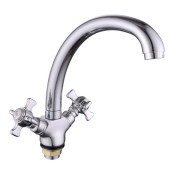 Змішувач для кухні Insana Twin T03 двовентильний латунь хром А0047842