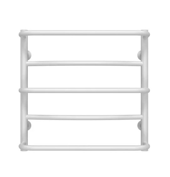 Полотенцесушитель водяной Deffi Аквамикс П5 400х500 нижнее подключение белый C.AM.50.40.5.W.A