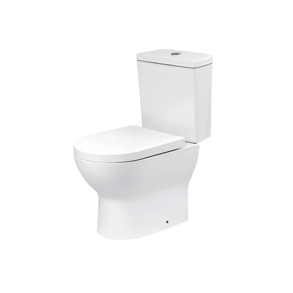Унітаз компакт Insana Ronan 40х72 см з бачком та сидінням з кришкою кераміка білий А0055229
