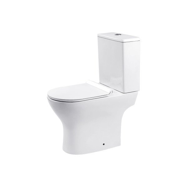Унітаз компакт Insana Fabio W 37х61 см з бачком та сидінням з кришкою кераміка білий А0055231