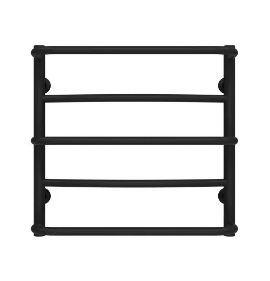 Полотенцесушитель водяной Deffi Аквамикс П5 400х500 нижнее подключение черный C.AM.50.40.5.B.A