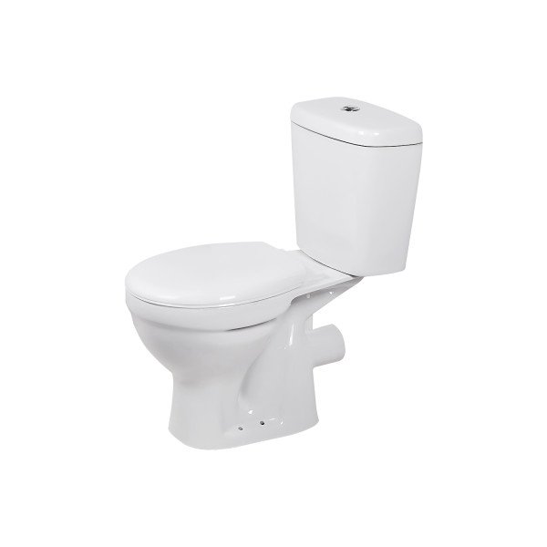 Унитаз компакт Insana Deli 36,5х77,5 см с бачком и сиденьем с крышкой керамика белый А0055623