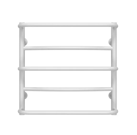 Сушка для рушників водяна Deffi Аквамікс П5 400х500 бічне ліве підключення білий C.AM.50.40.5.W.B