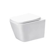 Унитаз подвесной Insana Brit 34,5х51 см с сиденьем с крышкой керамика белый А0054422