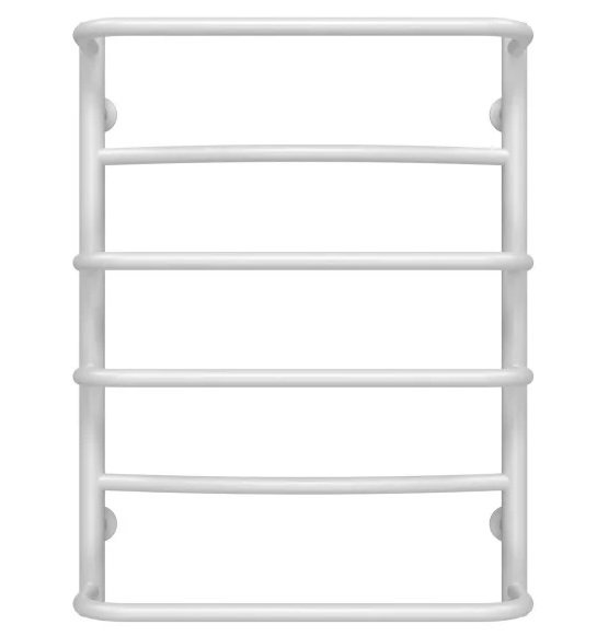 Сушка для рушників водяна Deffi Аквамікс П6 400х700 бічне ліве підключення білий C.AM.70.40.6.W.B